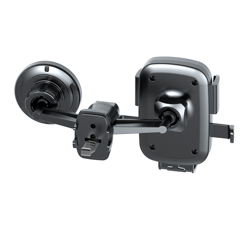 17mm Dual Ball Head Phone Holder with Automatic Locking Clamp, Magsafe Magnetic Air Vent Navigation Car Phone Holder