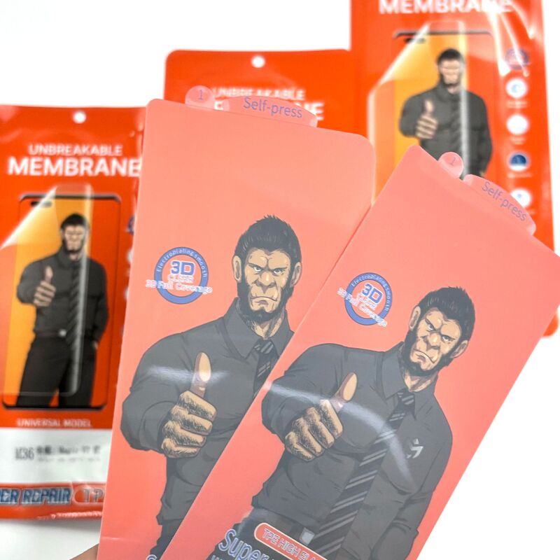 Suitable for Oneplus 13Pro Hd Curved Screen Ace2Pro Nano Repair Locator Mobile Phone Film Orange Orangutan Hydrogel Film