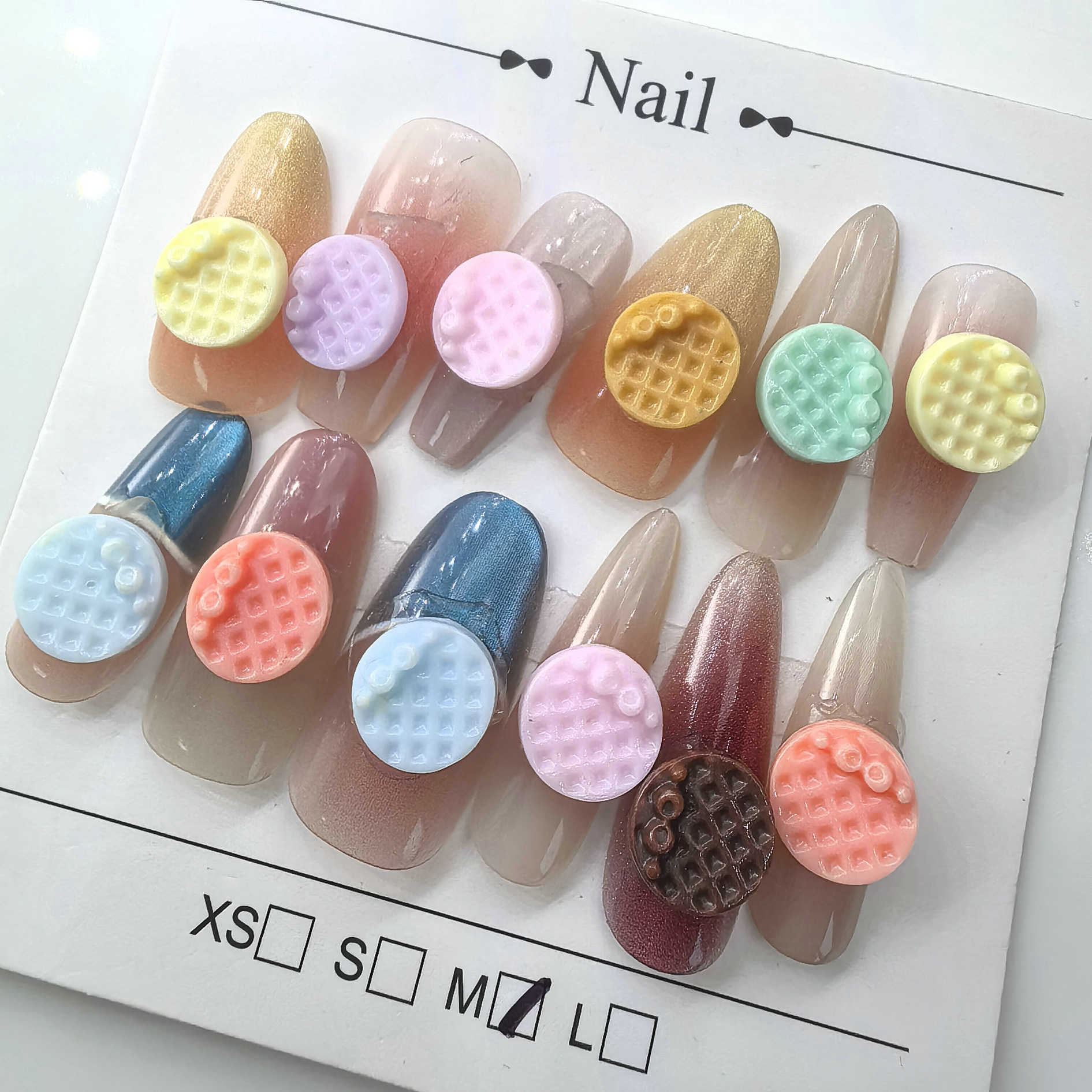 食玩美甲饰品批发手机壳头绳头饰发饰树脂饰品小配件0010.j