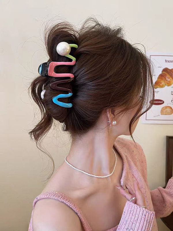 キュートで面白いミッキーパームグリッパー立体ぬいぐるみヘアクリップサメクリップ楽しい小さなハンドヘアクリップヘアアクセサリー|undefined