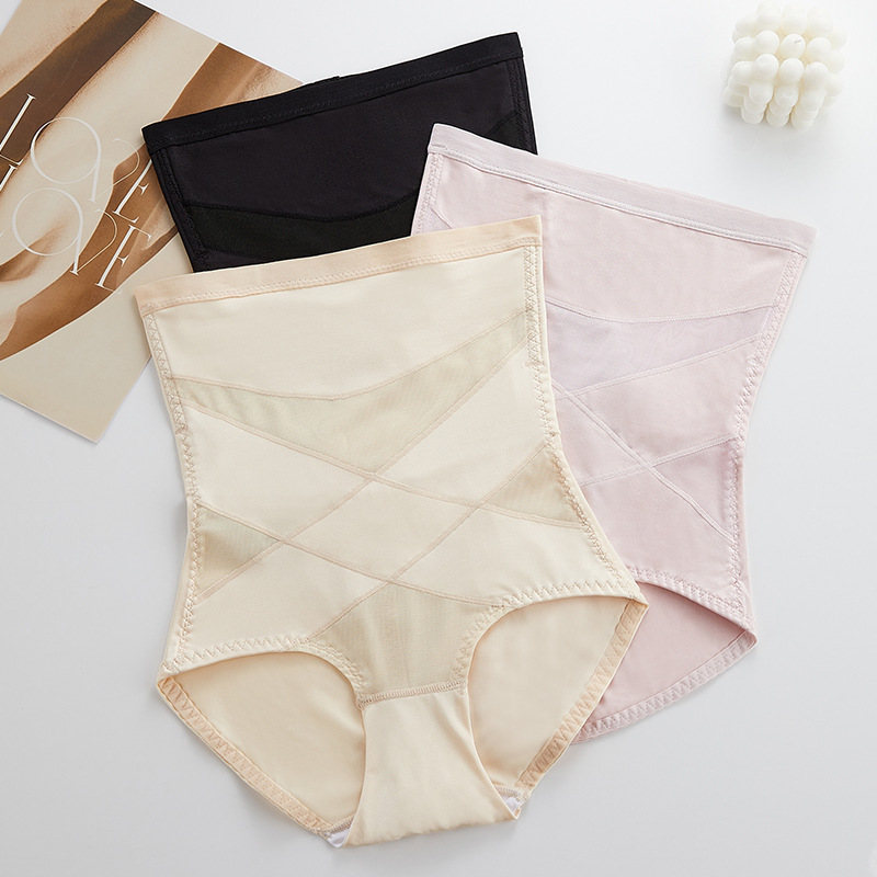 High-waisted Tummy-tightening Butt-lifting Non-curling Body-shaping Postpartum Slimming Pants Powerful Tummy-tightening Elastic Mesh Non-stuffy Underwear High-waisted Tummy-tightening Butt-lifting Non-curling Body-shaping Postpartum Slimming Pants Powerful Tummy-tightening Elastic Mesh Non-stuffy Underwear