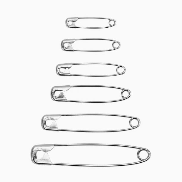 Stainless Steel Vintage Safety Pins in Various Sizes for DIY Handmade Clothing Collar Fixing Pin Buckle Accessories Stainless Steel Vintage Safety Pins in Various Sizes for DIY Handmade Clothing Collar Fixing Pin Buckle Accessories