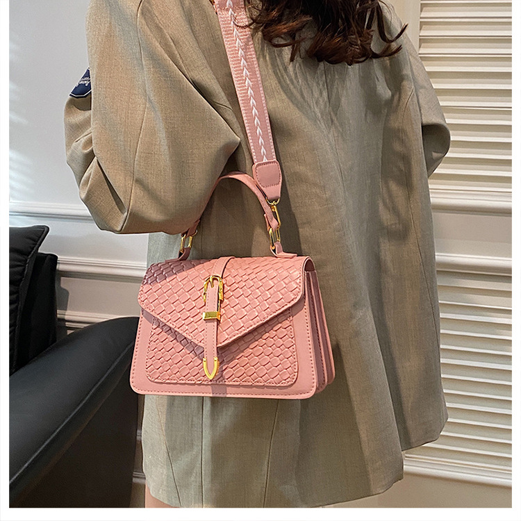 307g Weight Magnetic Buckle Closure Type Single Shoulder Strap Strap Type Crossbody Bag Bags Type Daily Occasion Pu Leather Material Color Block, Solid Color Pattern All Seasons Season Women's Gender Classic Style Style Square Shape Small Size Women's Small Pu Leather Color Block Solid Color Classic Style Square Magnetic Buckle Crossbody Bag 8