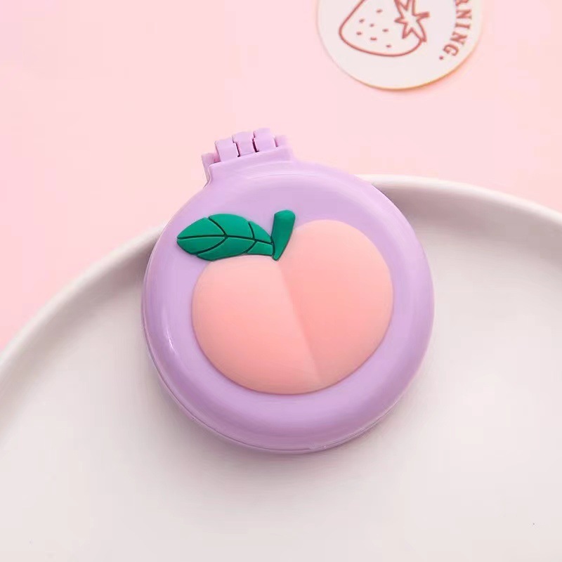 De dibujos animados integrado mini peine plegable cojín de aire peine portátil chica abrigo de aire masaje peine macaron peine venta al por mayor