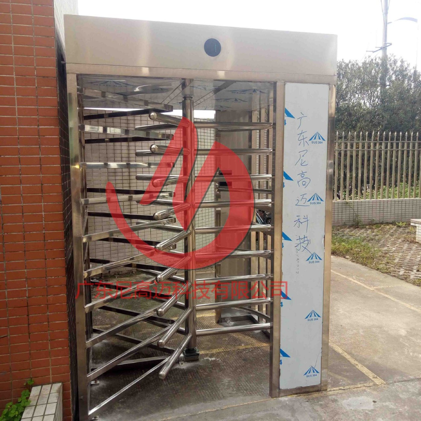封闭式转闸 不锈钢全高旋转闸 佛山旋转闸厂家刷卡门禁通道旋转闸