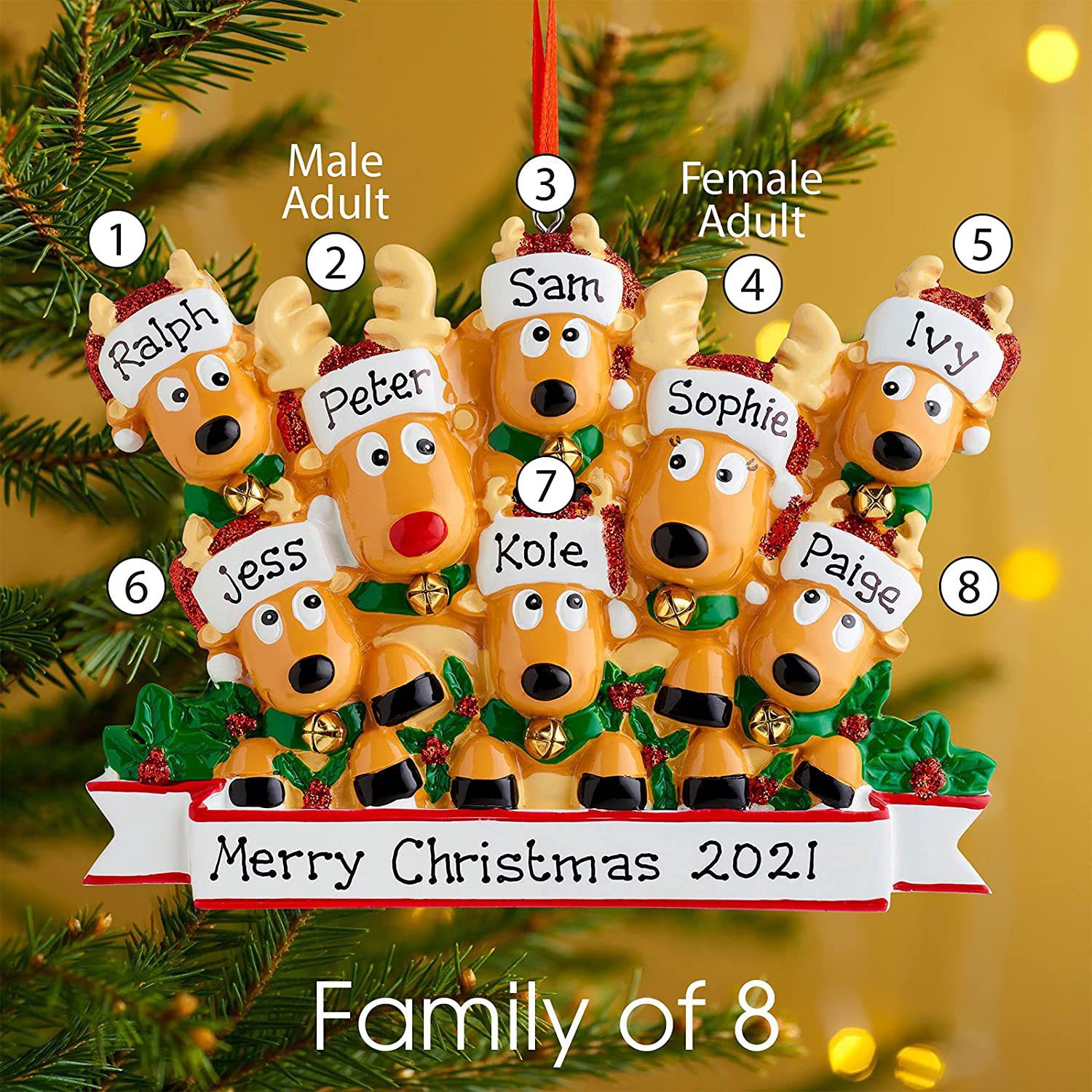 42g Weight Hanging Ornaments Event & Party Supplies Christmas Fashion Dog Resin Party Hanging Ornaments