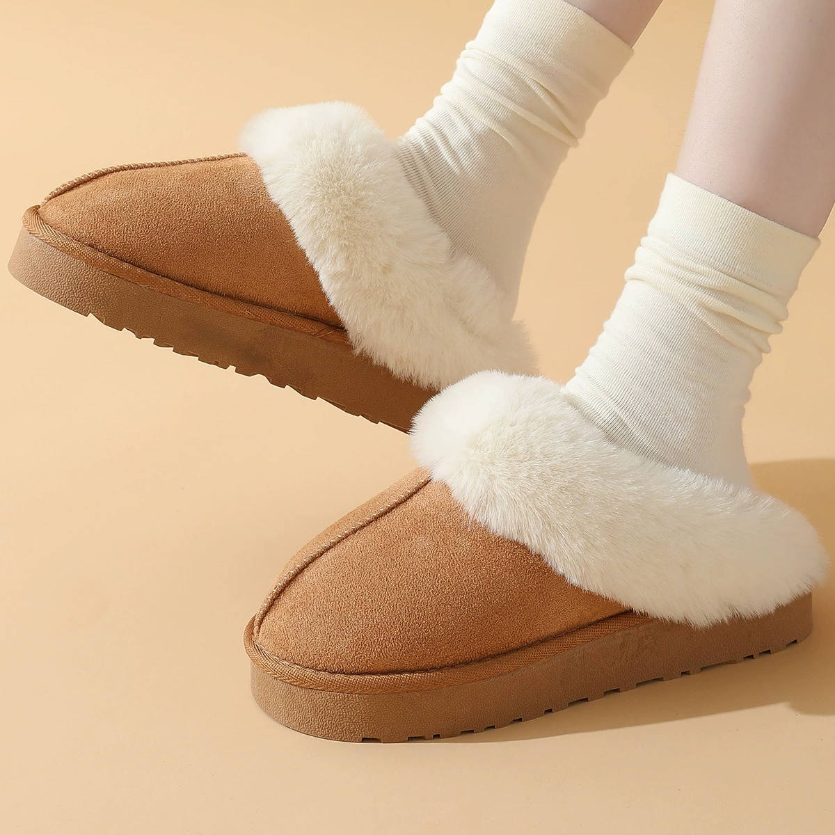 Утолщенные трансграничные домашние тапочки для электронной коммерции Amazon Mao Mouth Home, мужские и женские теплые тапочки для дома и улицы, хлопковые тапочки в наличии