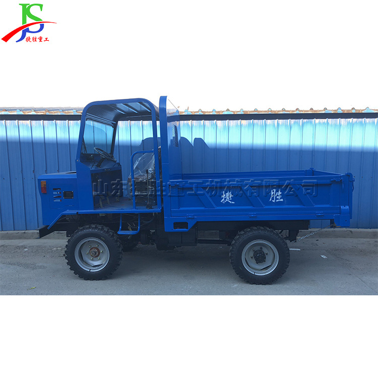 Equipo de transporte de cemento y hormigón de ingeniería de construcción de transporte diesel de cuatro ruedas de tuberías de acero