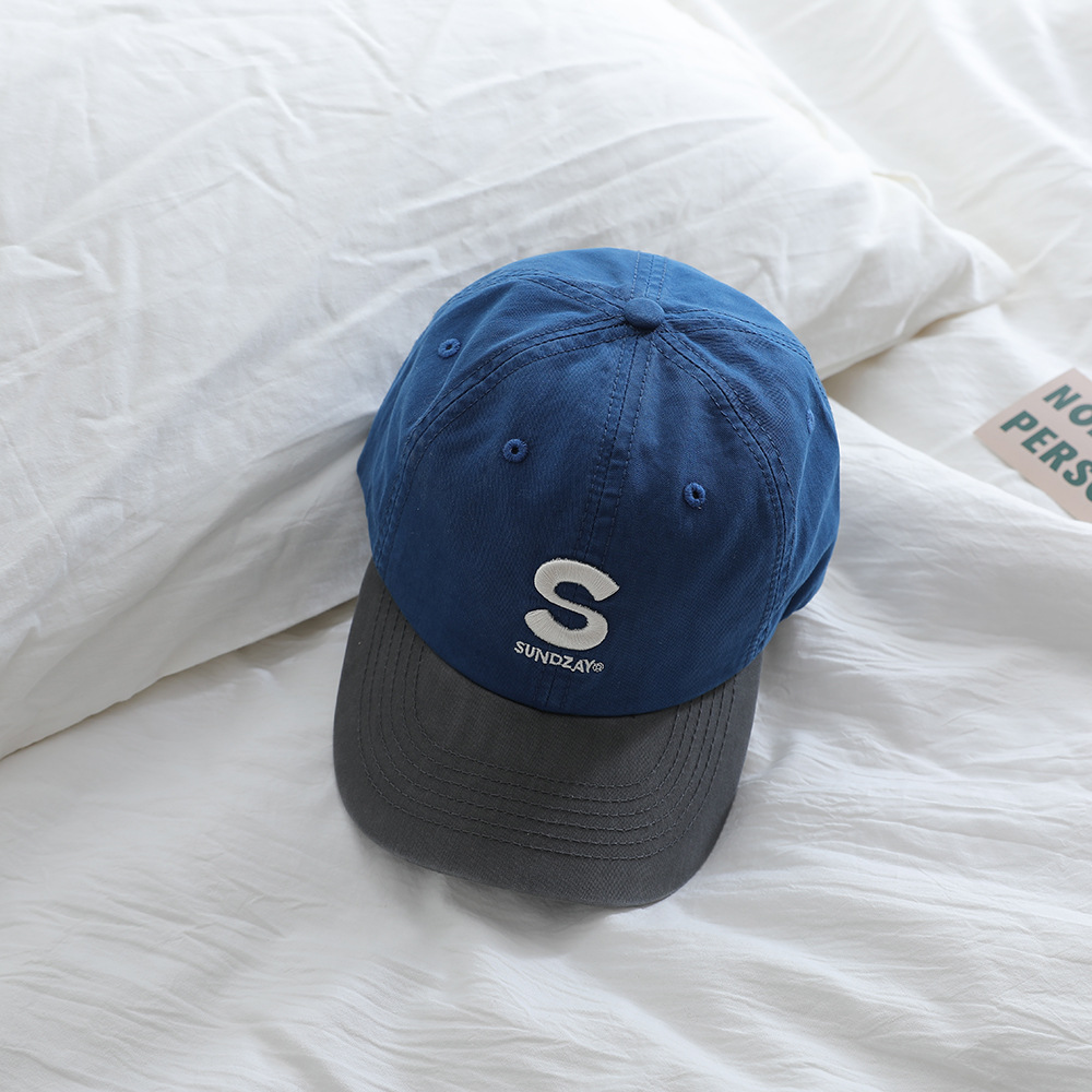 Sombreros de boca de pato para niños primavera y verano nuevo gorro transpirable delgado secado rápido gorro lindo panda bordado gorra de béisbol bebé