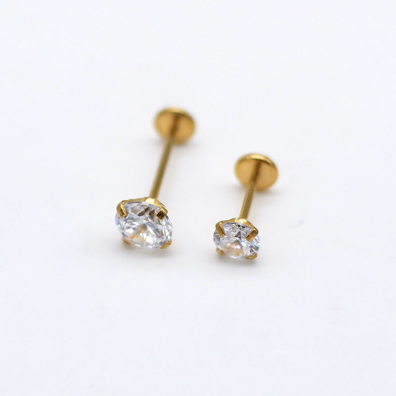 금 2mm [1 개] 막대 길이 6mm