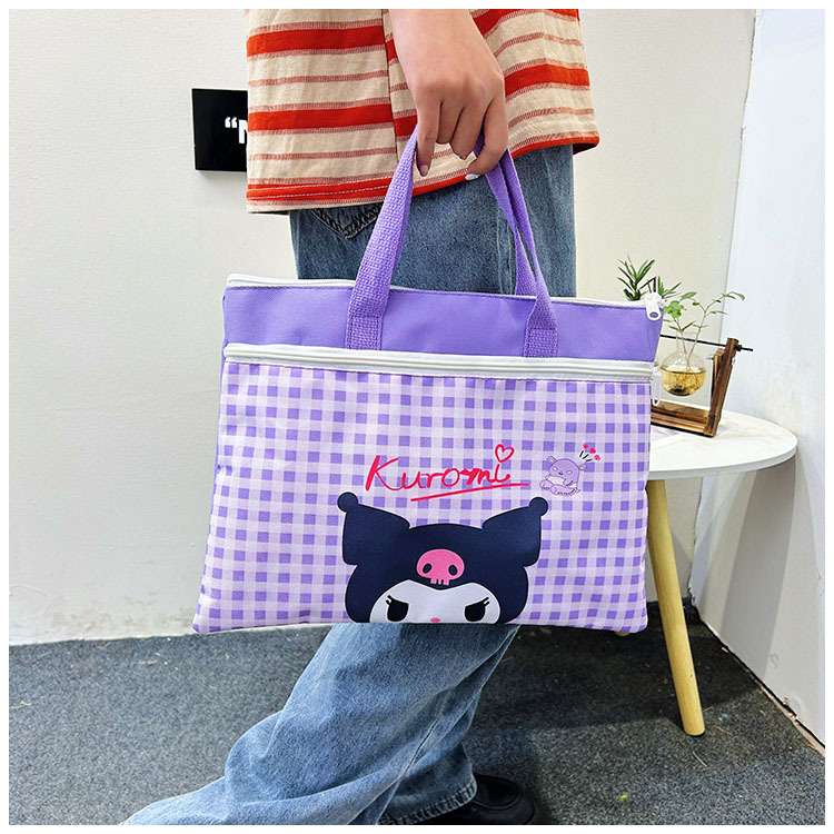 The new Spring 2024 Stardelo minimalist cartoon large-capacity student handbag, study materials and tutorial bag undefined