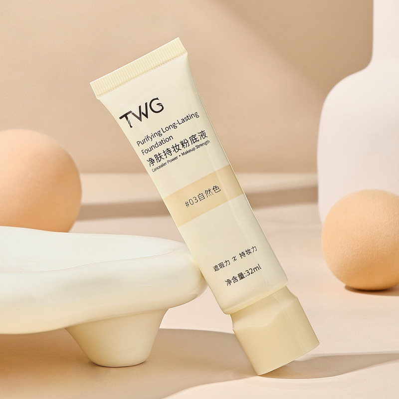 TWG ピュリファイング ロングラスティング メイクアップ リキッド ファンデーション コンシーラー ロングラスティング メイクアップ リキッド ファンデーション クリーミー マッスル BB クリーム リキッド ファンデーション|undefined