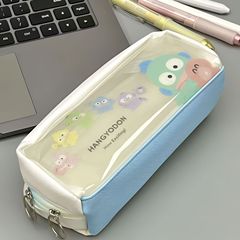 サンリオ小丑鱼筆袋ins可爱い五彩丑萌文房具袋透明防水デザイン収纳文房具袋