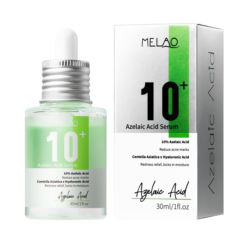 MELAO跨境10%壬二酸精华液积雪草透明质酸控油舒缓修红原液批发|undefined