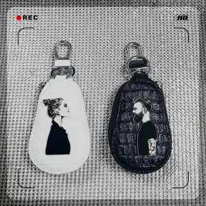 (여동생) 화이트 (남동생) 블랙 조롱박 열쇠 가방