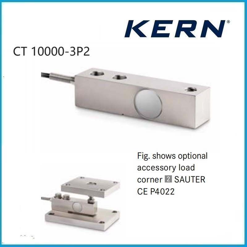 10000kg 称重传感器由不锈钢制成 CT 10000-3P2 KERN品牌