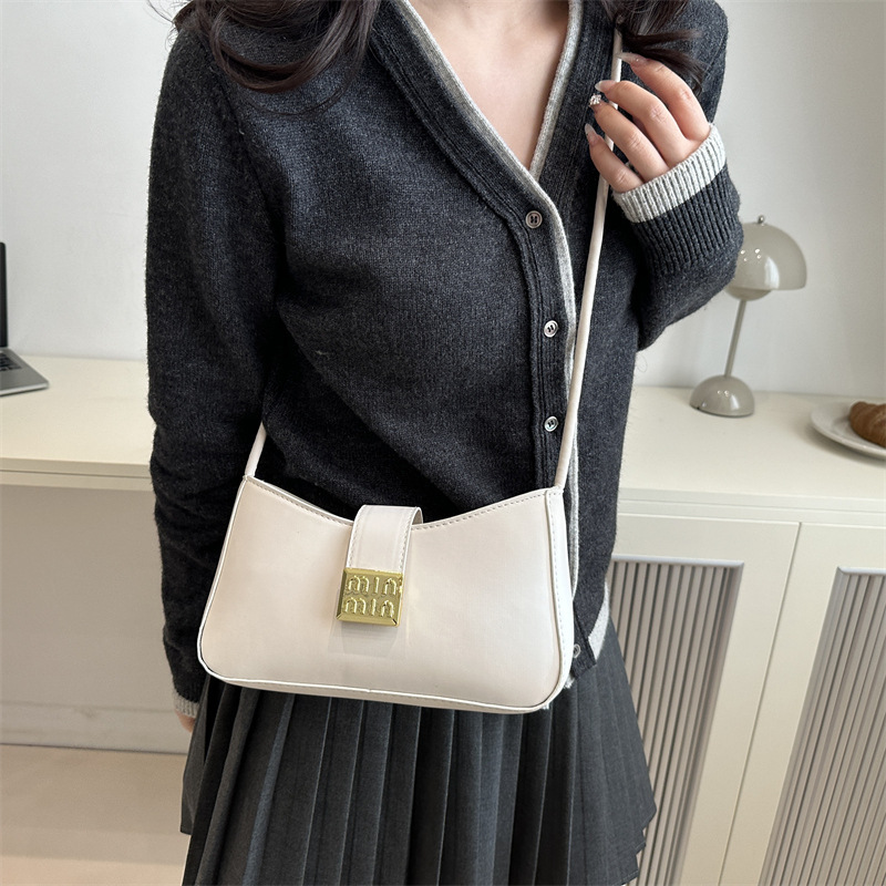 Bolsas debajo de las axilas 2025, otoño y invierno, nueva media luna, bolsas de hombro de moda, nicho, bolsas de alta calidad, bolsas de mujer, bolsas de moda