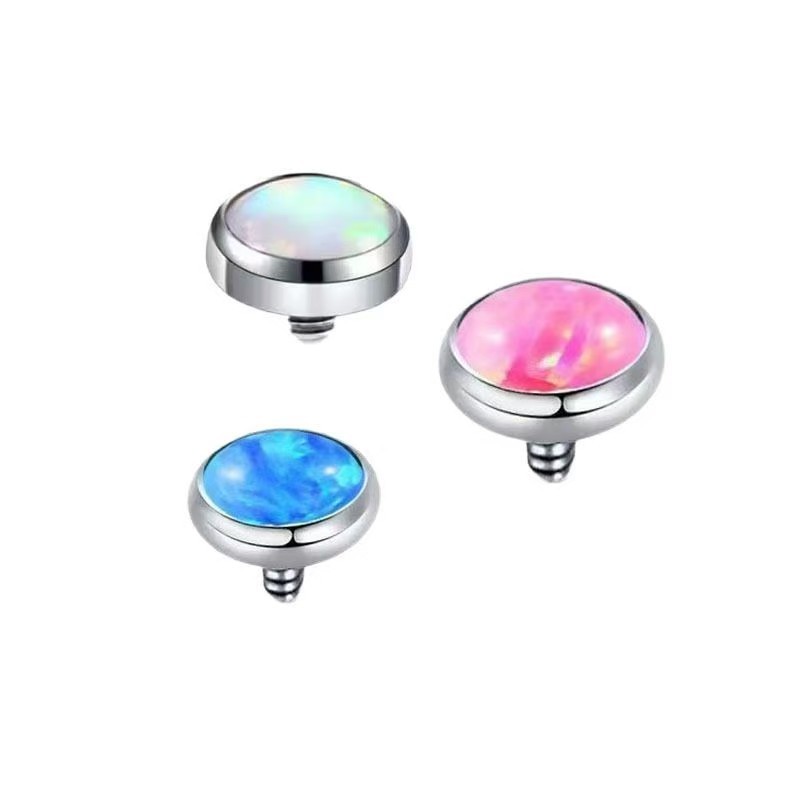 Pointed titanium steel lip stud product view