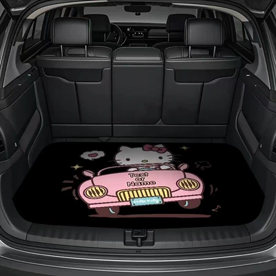 Avtomobil döşəmə paspasları – Mat Dustproof, Non-Slip, Dirt-Resistant Mat - sanrio-trunk-11-75100cmcrystal-velvet