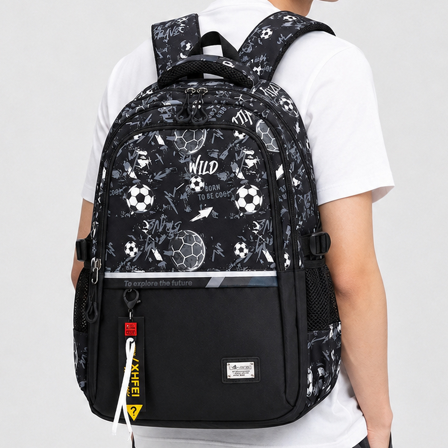 Mochila para hombre Mochila de viaje simple y de gran capacidad Ocio japonés estudiante de secundaria estudiante de secundaria estudiante universitario mochila escolar masculino