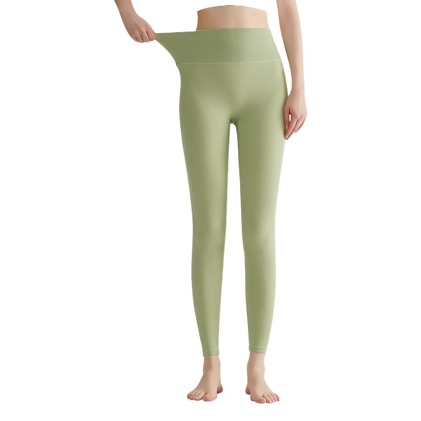 LAHN fitness yoga pants mujeres cintura alta levantamiento de glúteos ajustado sin línea incómoda ropa exterior de alta elasticidad pantalones de yoga de talla única amigables con la piel