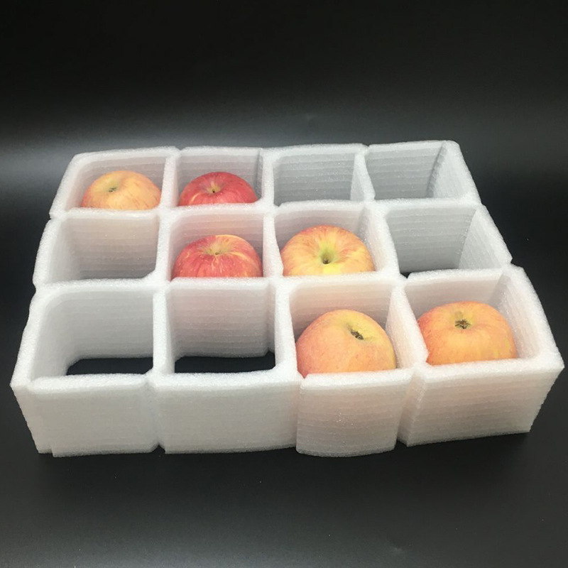水果珍珠棉托防震防压苹果橙子快递打包专用珍珠棉内衬快速打样