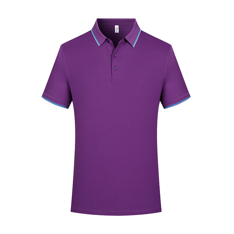 Polo de Trabajo para Hombre, con Cuello en Bloques de Color, Antibacteriano, Fresco al Tacto, de Poliéster y Algodón, Estilo Ejecutivo, Sensación de Alta Gama, Personalizable