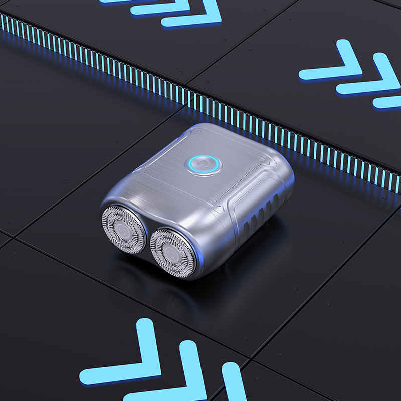 クロスボーダー合金超クリーンシェーバー男性用ポータブル電気シェーバー両頭全身洗えるひげシェーバー|undefined