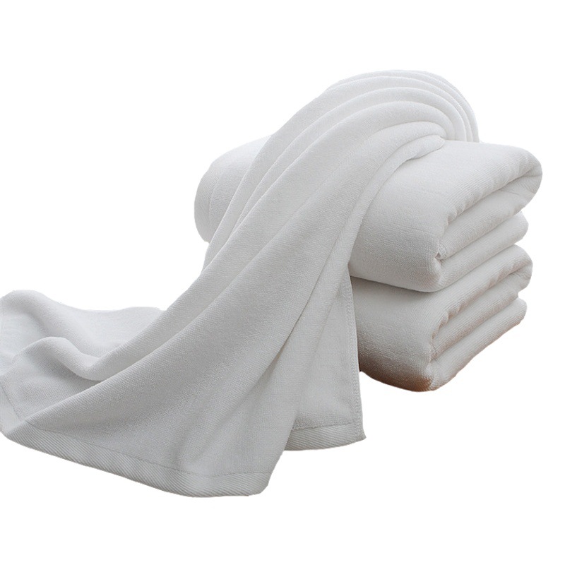 Venta al por mayor de fábrica de toalla de baño grande de doble cara de terciopelo de corte teñido de hilo