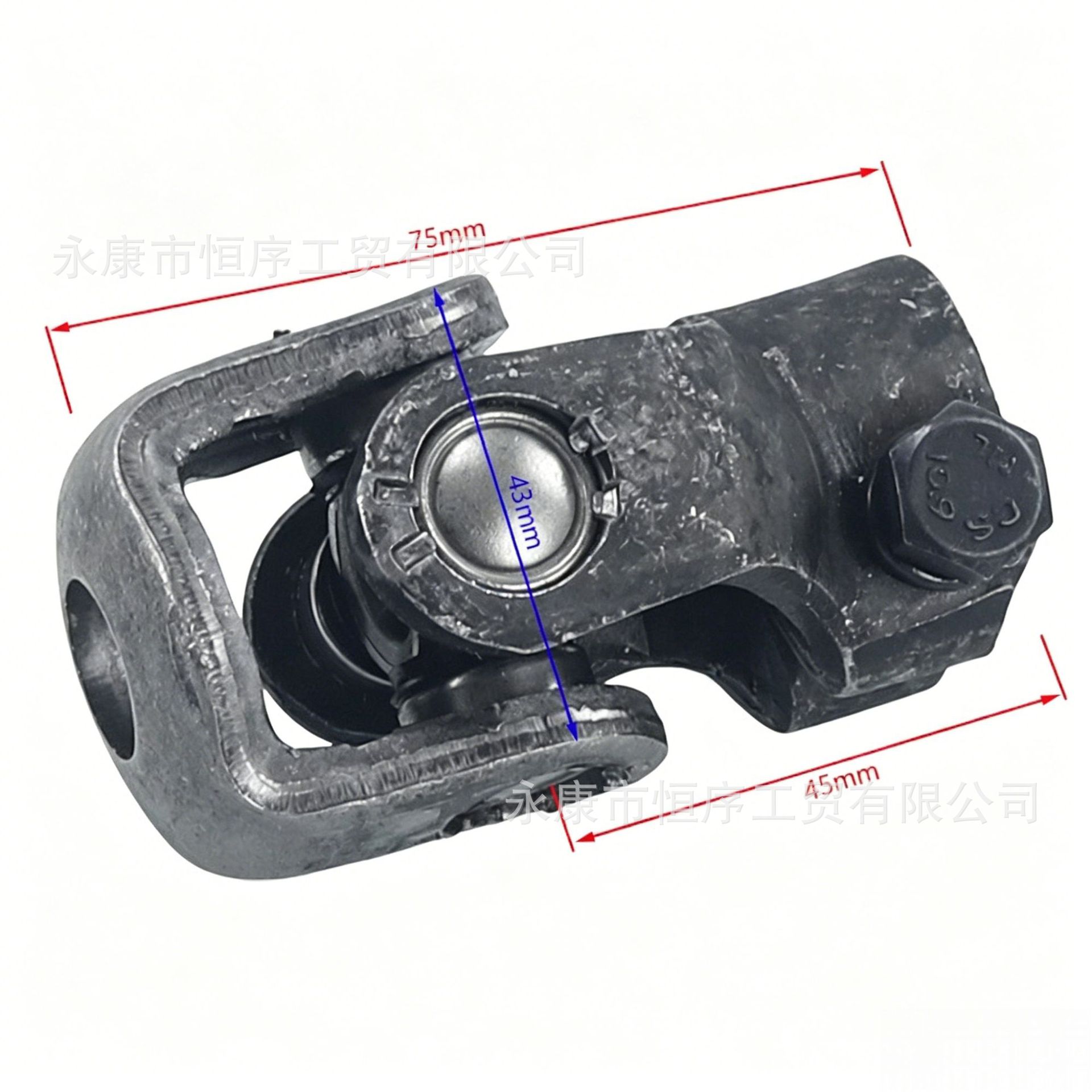 Go-Kart Parts Modification Four-Wheel Beach Vehicle Steering Wheel Connection Head Steering 30-Tooth Spline 14mm Universal Joint