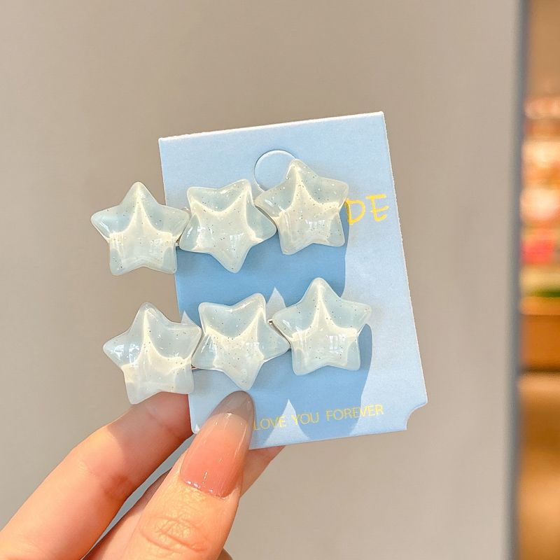 2025 verano pasador de cabello de dopamina colorido lindo frente dulce brocas de cabello rotas no lastimas brocas de cabello adornamientos para el cabello