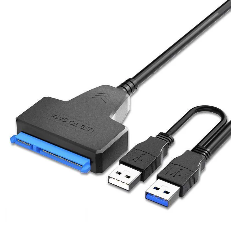 Горячий 3,5" SATA кабель жесткого диска USB3.0, облегчённый кабель для 2,5" SATA механических и твердотельных накопителей