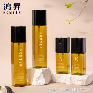 Customized Petg Square Bottle 150ml 60ml Essence Lotion Bottle Spray Bottle Skin Care Product Press Travel Bottle