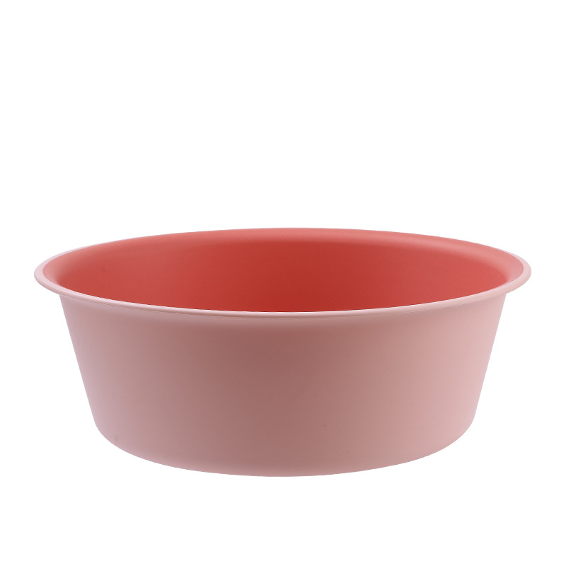 Two-color plastic washbasin for home use for laundry for students
