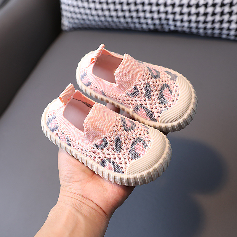 2022 Spring/Summer New Children's Sports Boys' Anti slip Soft Sole Girls' Mesh Breathable Baby Casual Shoes_voghion.com