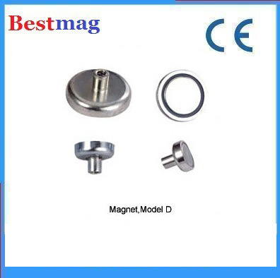 厂家直销D25磁性吸盘锅磁吸盘铁壳吸盘强磁吸盘