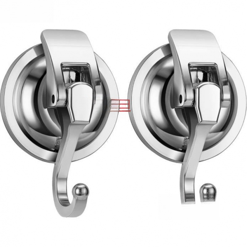 Powerful Punch-Free Vacuum Adhesive Hook Glass Suction Wall-Type Traceless Bathroom Bathroom Kitchen Storage Rack