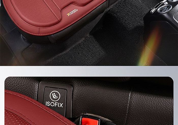 Summer rear seat luxury car seat cushion, breathable leather, ventilated, suitable for all seasons, three-piece set, single piece