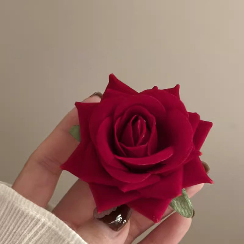 乾燥したバラはフランスの花を挟んで髪を挟みます。|undefined