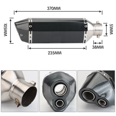 Exhaust pipe, Motorcycle 51 Modified Kawasaki