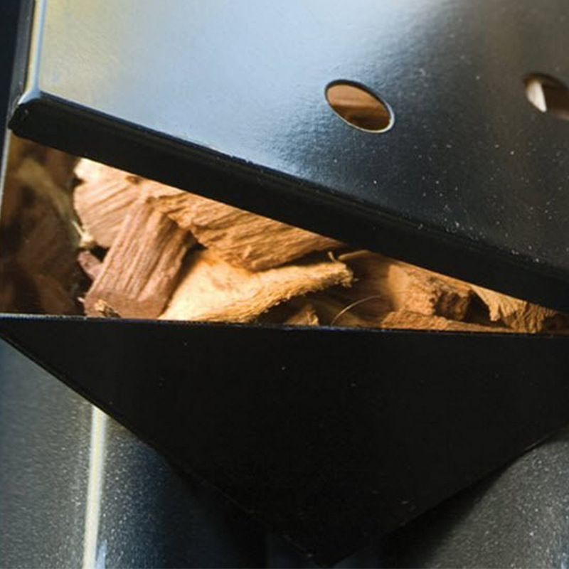 SG4057 不锈钢黑长款三角烟熏盒