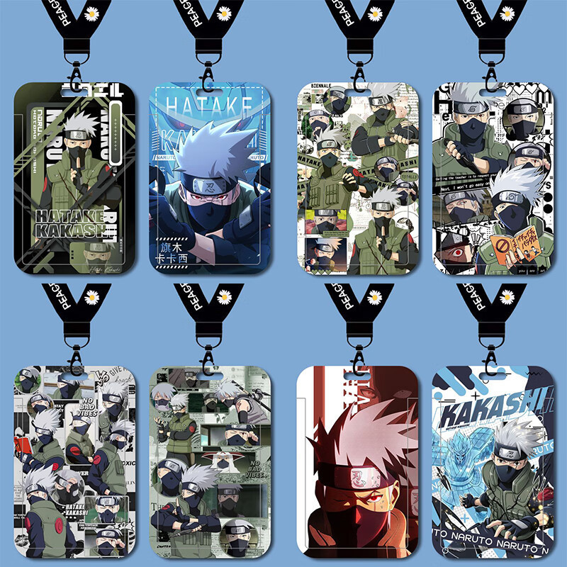 Naruto Kakashi Susanooh Card Holder Student School Card Meal Card Water Card Campus Card Bus Card Subway Card