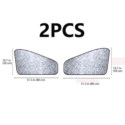 Cross-Border New Magnetic Privacy Sun shade - mosaic-magnetic-window-shades-782cm-length-x-483cm-width-2-piece-set-driver-passenger-side