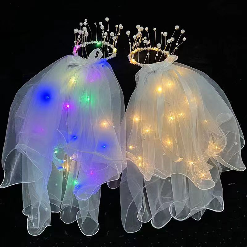 Manufacturer Internet celebrity luminous veil with lights…