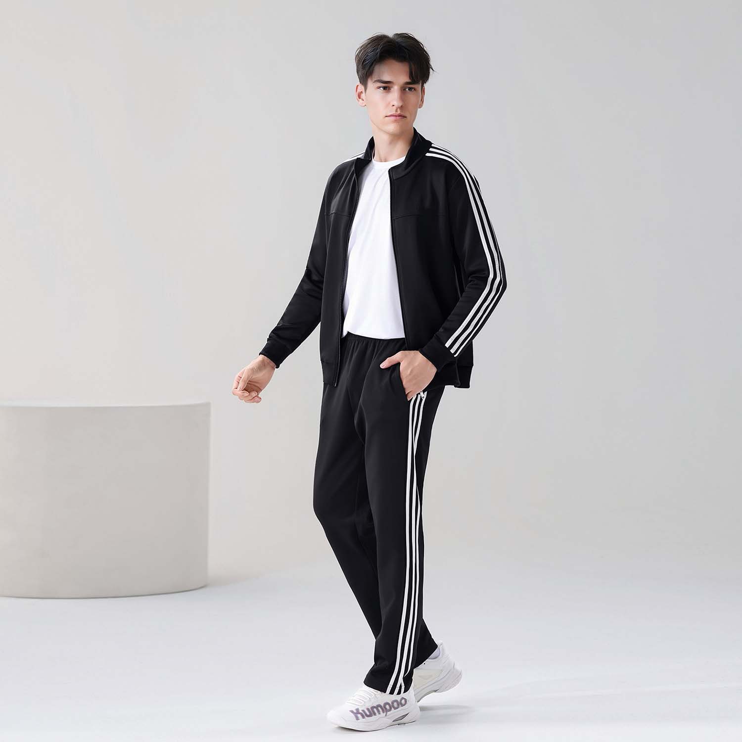 Adidas Originals Men's and Women's Sports Suit Casual Pants Top Jacket Autumn Winter Outdoor Fitness Cross-Border Trade