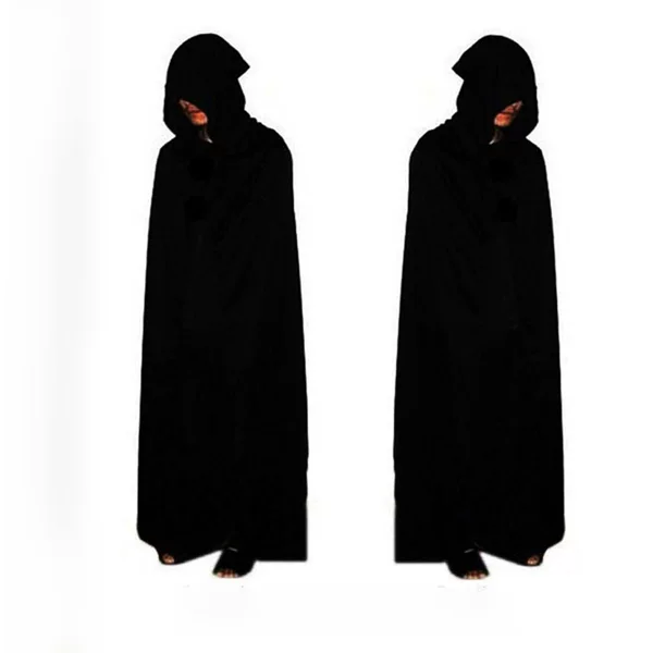 Spot Halloween Cloak Death Cloak Black Red Single and Double Layer Cloak Pirate Death Cloak