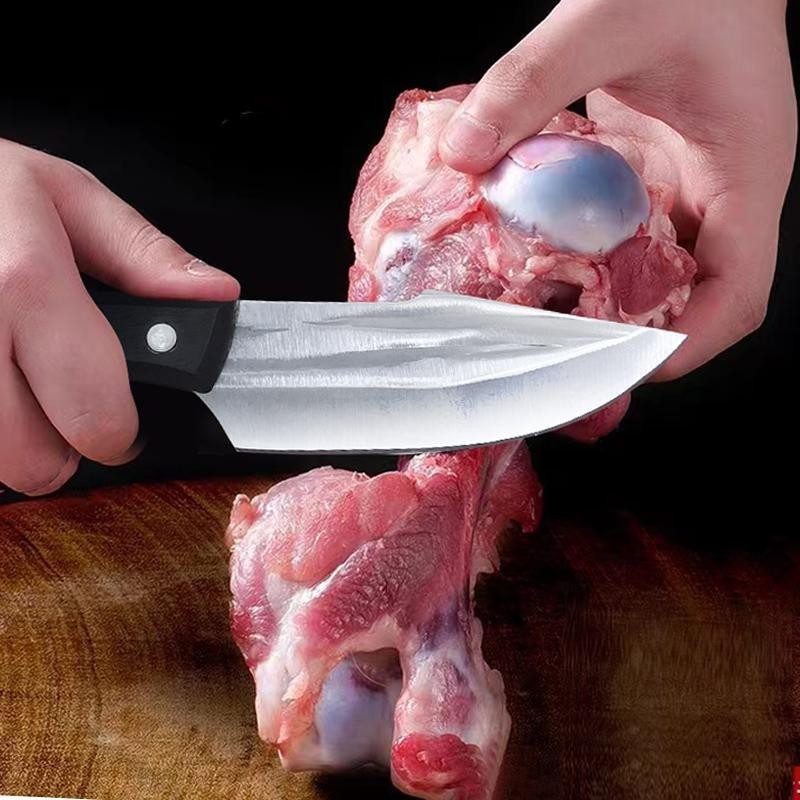 陽江工場ステンレス鋼ハンドハンドル肉ナイフレザーカバー付きポータブルフルーツナイフアウトドアキャンプ多目的ナイフシャープ小型ナイフ|undefined