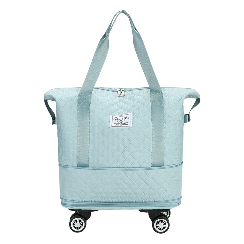Large-Capacity Travel Bag, Expandable for Short-Distance Business Trips, Detachable Wheeled Sports Bag, Luggage Storage Bag