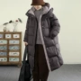 加厚冬季保暖连帽棉服