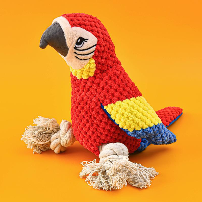 새 장난감 빨간 앵무새